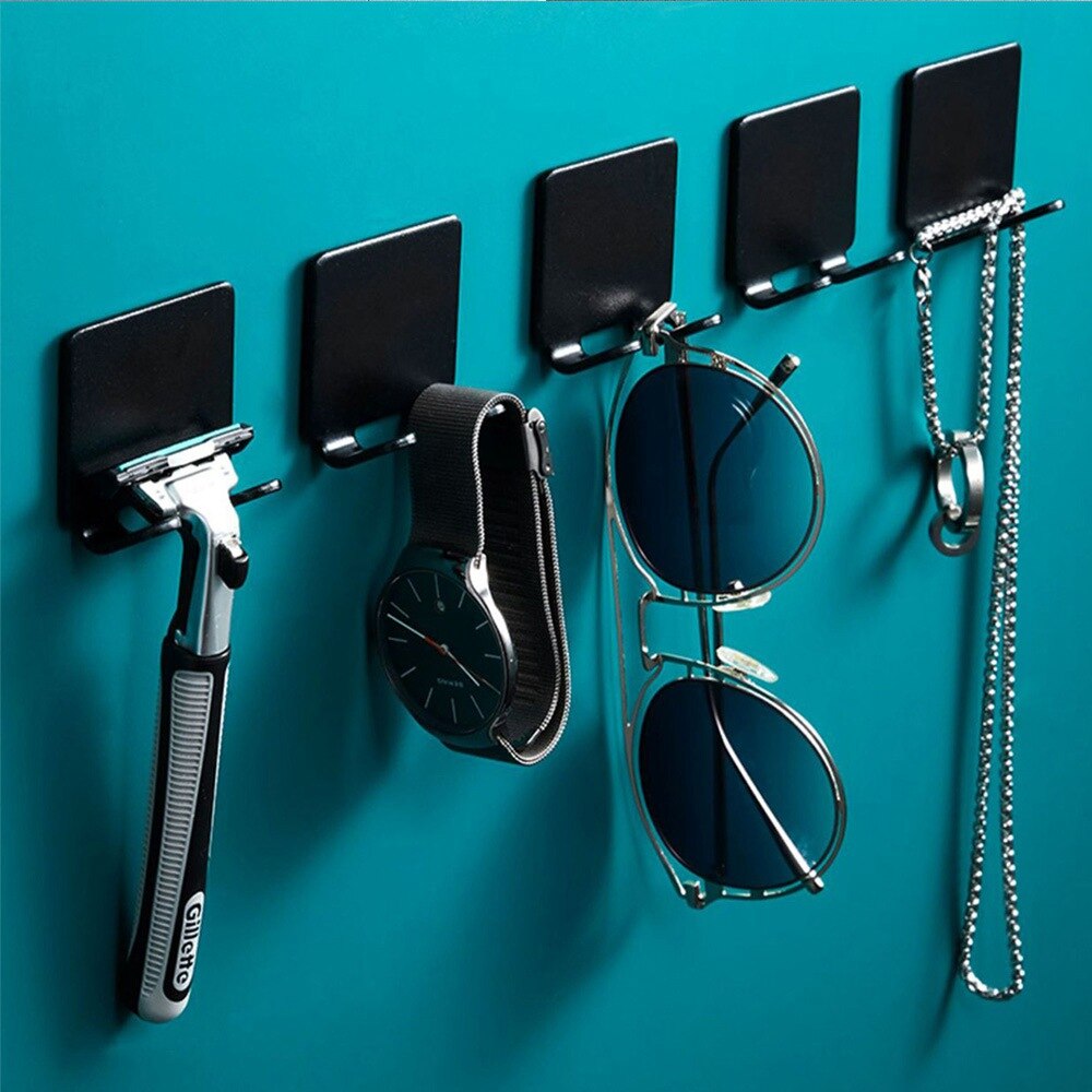 Porte-rasoir mural, crochet de rangement de douche, porte-rasoir de salle de bain, étagère de produits, étagères de rangement de cuisine