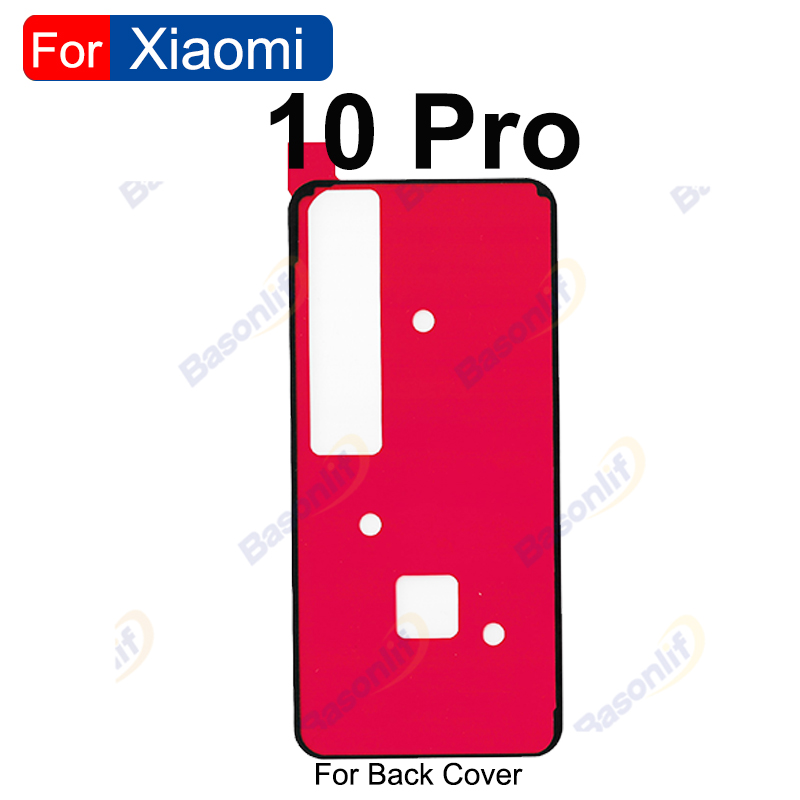 Back Cover Waterproof Adhesive For XiaoMi Mi 10 CC9 Pro 9 8 Lite SE 9T Pro POCO X3 Pro Series Rear Sticker Replacement Glue: Dark Blue