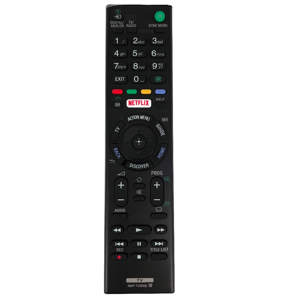 RMT-TX200E Afstandsbediening past voor Sony TV XBR-49X707D XBR-49X835D KD-65X7505D KD-49X7005D KD-55X7005D