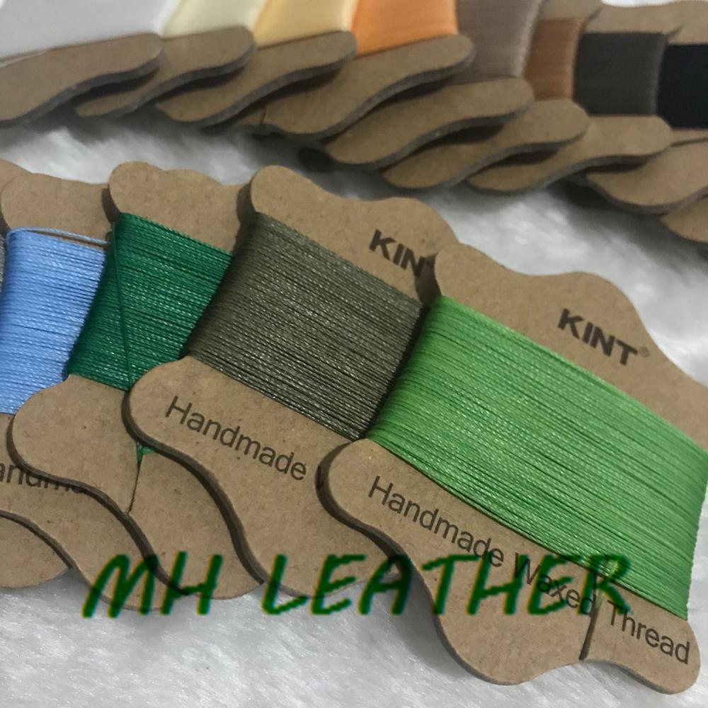 LX003 0.45mm Twist Round Waxed Thread String For Leather Sewing Thread Handmade Waxed thread