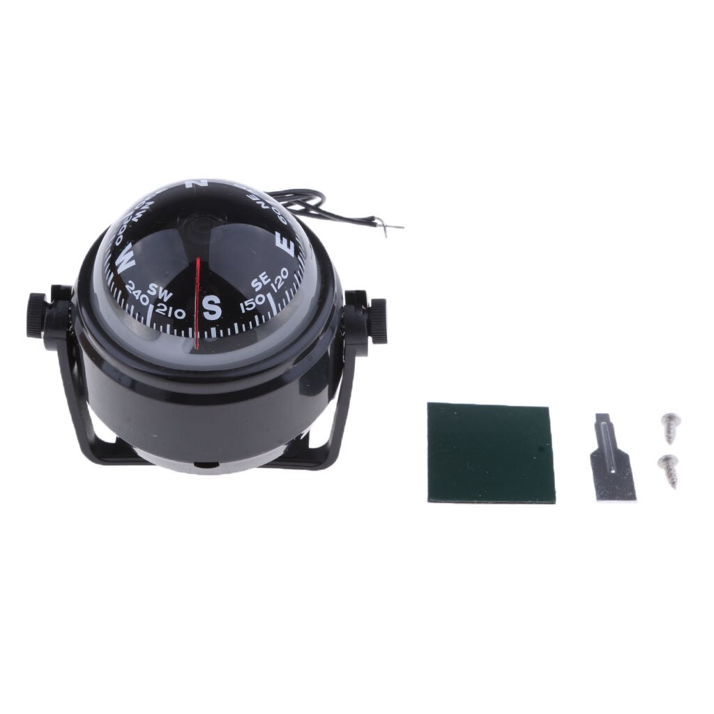 12V Car Truck Marine Boat Interior Electronic Navigation Compass Luminous