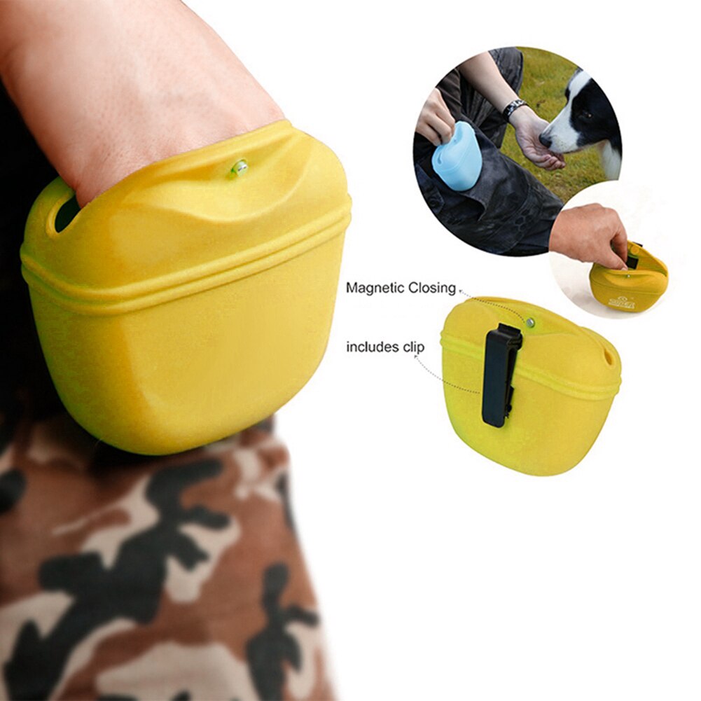 Sac d'entraînement pour chien de compagnie, Portable, collation appât pour chiens obéissance agilité en plein air, pochette de stockage des aliments, sacs de taille de récompense
