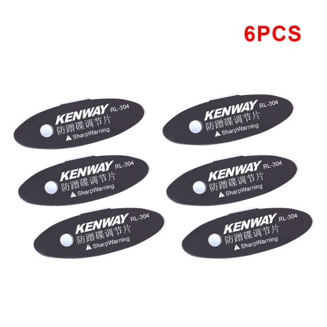 1/2/4/6Pcs Mtb Disc Remblokken Rvs Aanpassen Tool Schijfrem Spacer Pads rotor Uitlijning Gereedschappen Fiets Accessoires: 6pcs
