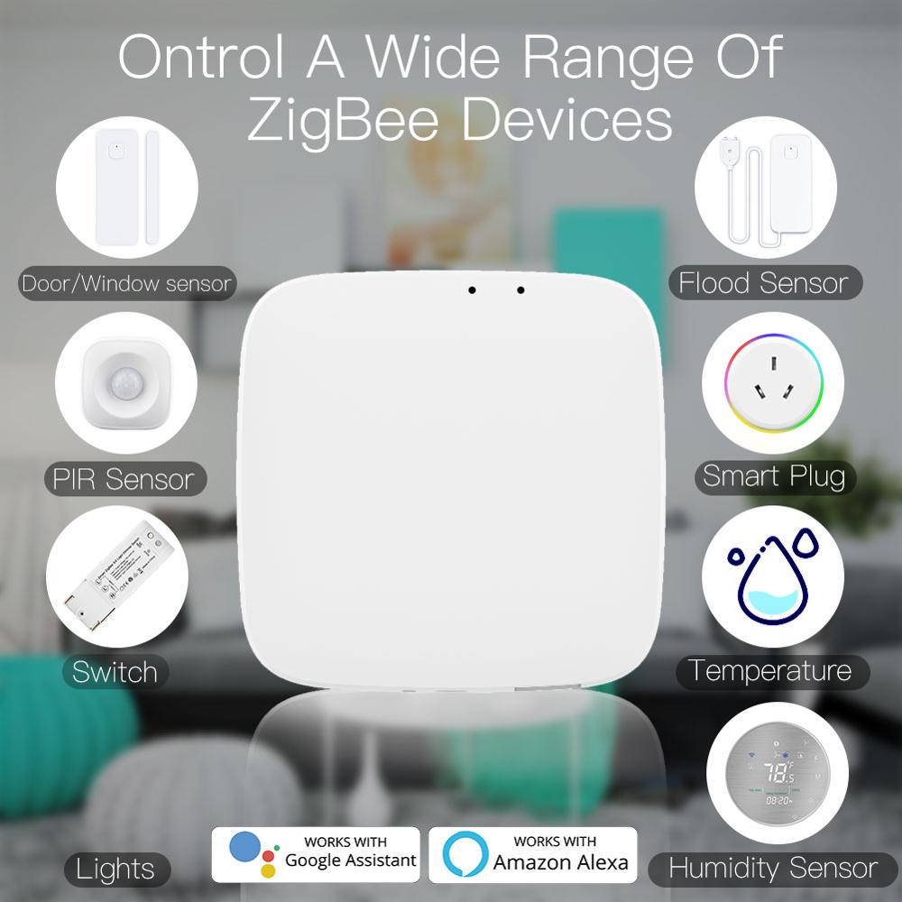 Tuya zigbee 3.0 smart inngangsport hub smart hjem bro smart liv app trådløs fjernkontroll fungerer med alexa google hjem