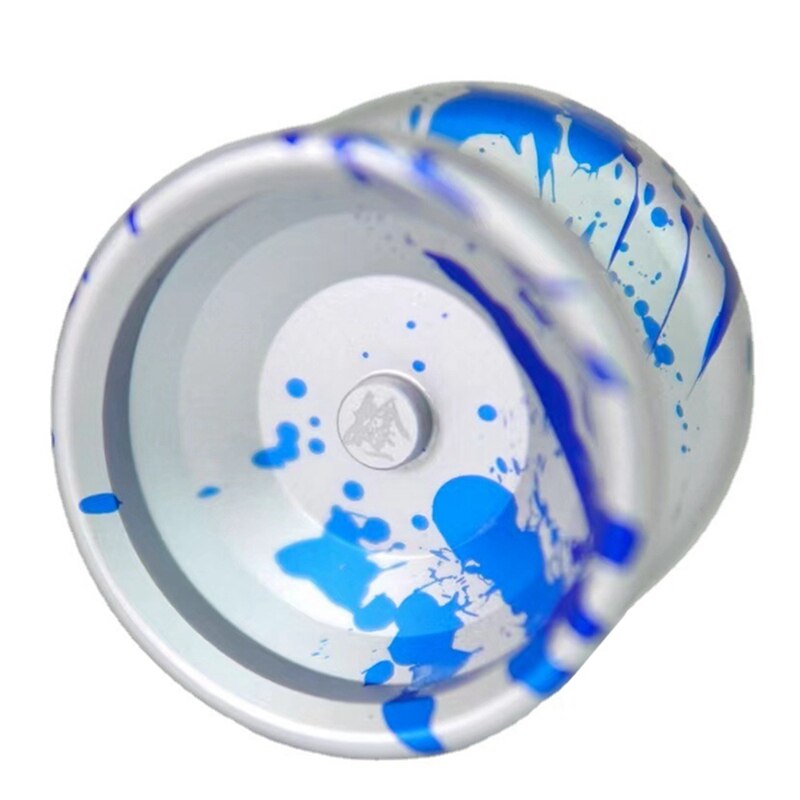 Yoyo de Metal, aleación de , juguetes clásicos, para niños: bluegray