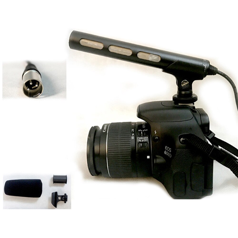 Für Sony ECM-XM1 Kamera Professionelle DSLR Kondensator Mikrofon Sharp Richtwirkung Gun Mikrofon Video Interview Ersatz Zubehör