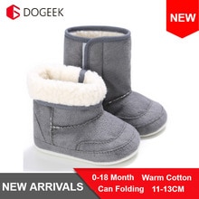 DOGEEK Neueste Baby Kleinkind Schuhe Winter 0-1 Jahre alt Mehrfarbige Schuhe Junge Mädchen Stiefel Nicht-Unterhose Unterseite warme Schnee Stiefel Baby Schuhe