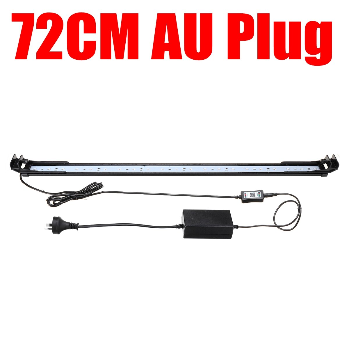 Aquarium Angeln LED Beleuchtung bluetooth APP Regler Aquarium Licht für Aquarium AC110V-240V 22-72cm: 72CM AU Stecker