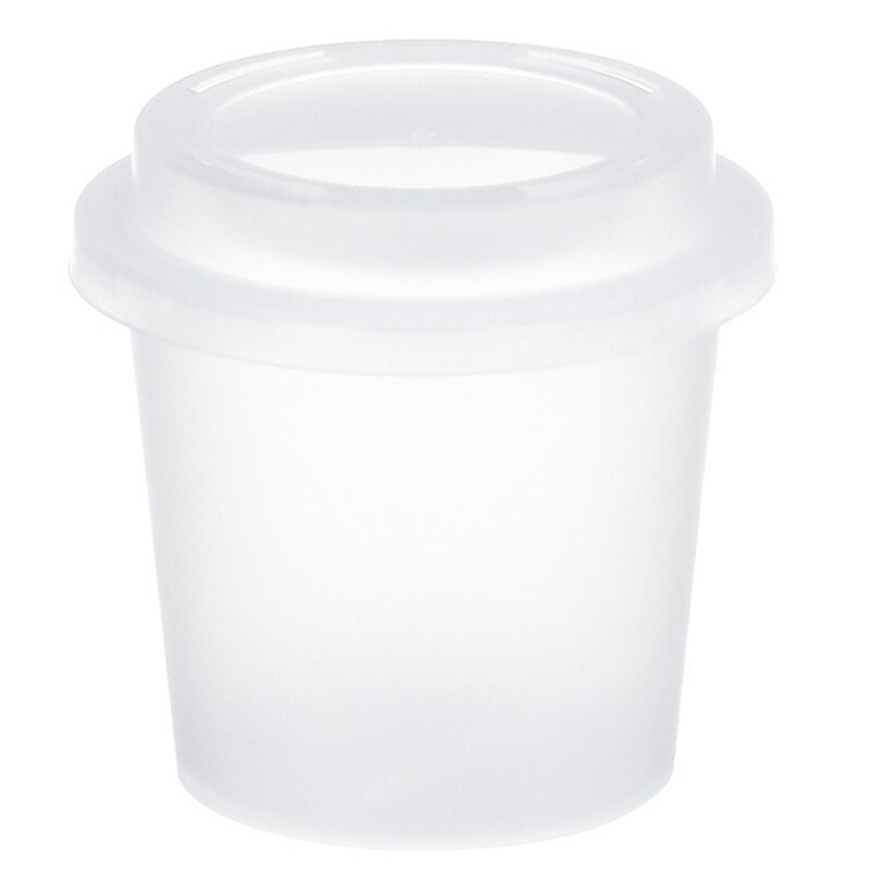 Empty Coffee Cup Sponge Stand Storage Case Makeup Puff Holder Empty Cosmetic Dry Box Makeup Accessories: transparent