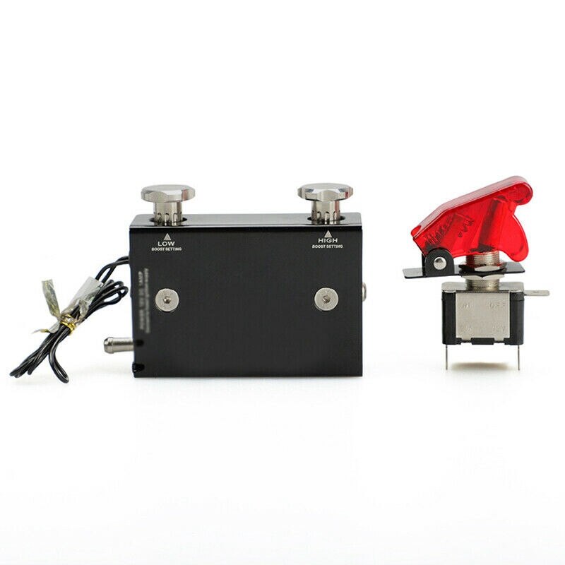 Dual Stage Electronic Turbo Boost Controller PSI Turbocharger with Switch Vehicle