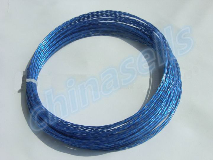 1Pcs 12M Ruwe 1.30Mm Tennissnaar Lijn Power Tennis Rackets Snaren Training Racket String Lijn: blue