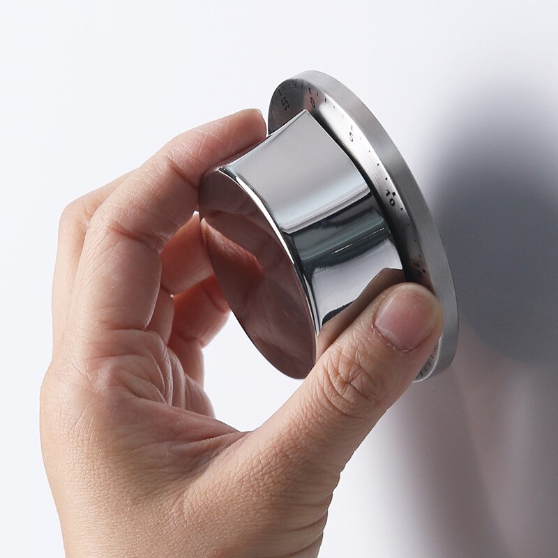 Kitchen Timer Mechanical Alarm Clock Timer Retro Stainless Steel Time Cooking Food Tools Home Countdown Gadget Timer