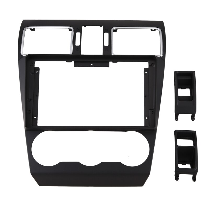 Bil  o 2 din instrumentpanel fascia ramme adapter til subaru forester 9 tommer cd/dvd frontplade ramme monteringssæt: Default Title