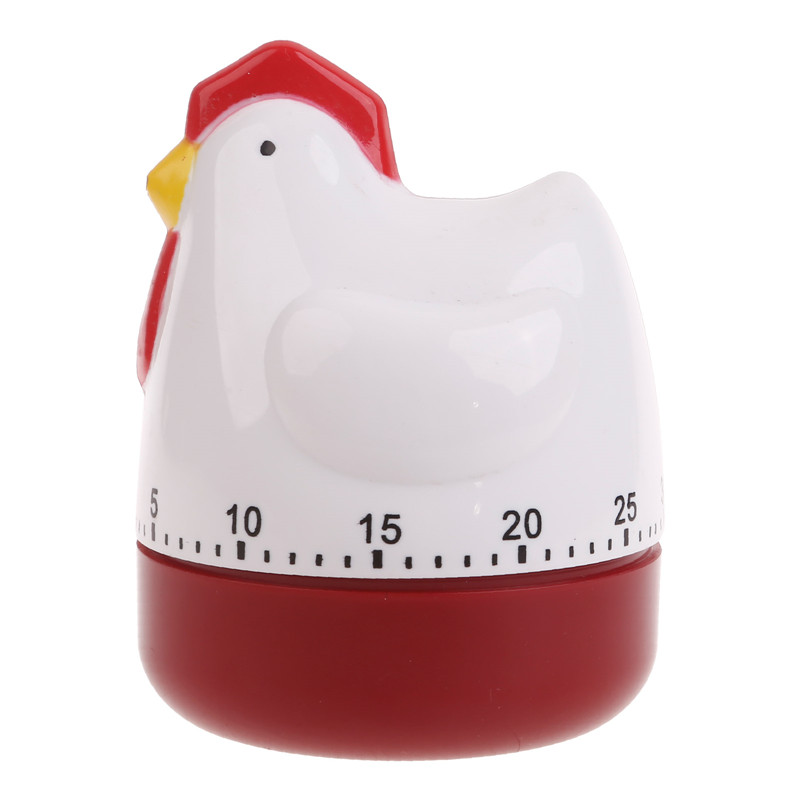 Leuke kip vorm keuken kooktimer mechanische aftelklok alarm herinnering tool home decor kookgereedschap