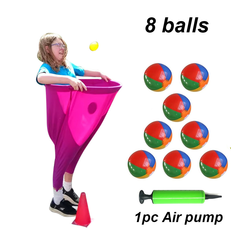 Granny Pants Yard Game Set Family Giant Outdoor Party Game Parent Child Throwing Adult Group Yard Activity Prop Game Costume: Pink