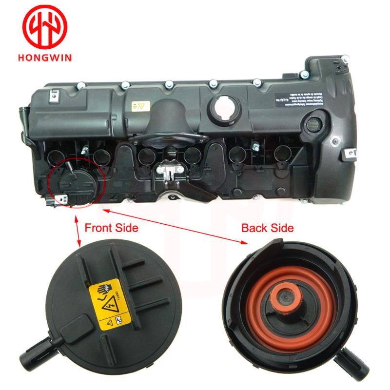 Pcv kleppendeksel reparatieset ventieldop met membraan voor bbmw  e82 e90 e91 e70 e60 e65 e66 z4 x3 x5 328i 528i 128i 11127552281