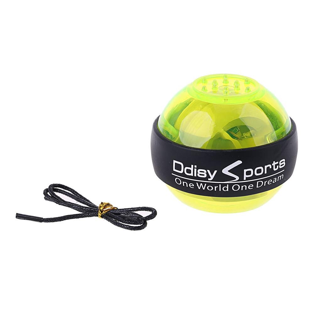 Wrist Muscle Trainer Relax Force Power Exercise Strengthen LED Ball Sport Tool: Green