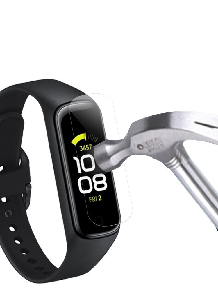 Película protetora para samsung galaxy fit 2, película tpu macia e transparente para proteção de tela
