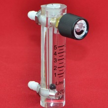 LZQ-1, 2,3, 4,5 przepływomierz powietrza z tworzywa sztucznego (H = 90mm przepływomierz tlenu) z zaworem regulacyjnym robić konektratora tlenu, może regulować przepływ