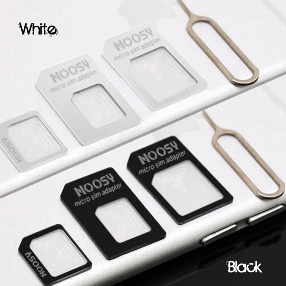 4 in 1 Nano Sim Card Adaptersto Micro Sim to Stander Sim Card SIM Card Tools For LG G4 G5 Spirit L90 For iphone 4S 5 6S card sui