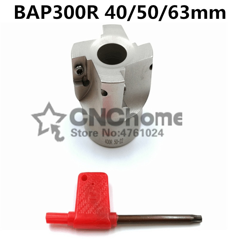 1PCS BAP 300R 40mm/50mm/63mm 22-4T 90 Degree Angle Shoulder Face Mill Head CNC Milling Cutter, milling insert APMT1135