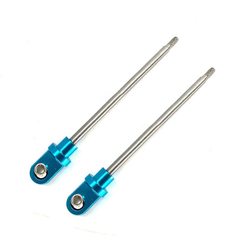 130Mm Staal TRA7763 Gtx Shock Shaft Voor Traxxas 1/5 X-MAXX Rc Truck Auto Crawler: Blue