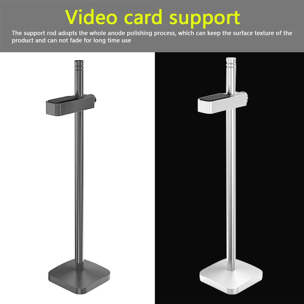 DolDer Aluminium Grafische Kaarthouder, GPU Houder, Videokaart, Sag In Hoogte Verstelbaar Geinstalleerd Op De Ventilator Zwart 2941884495