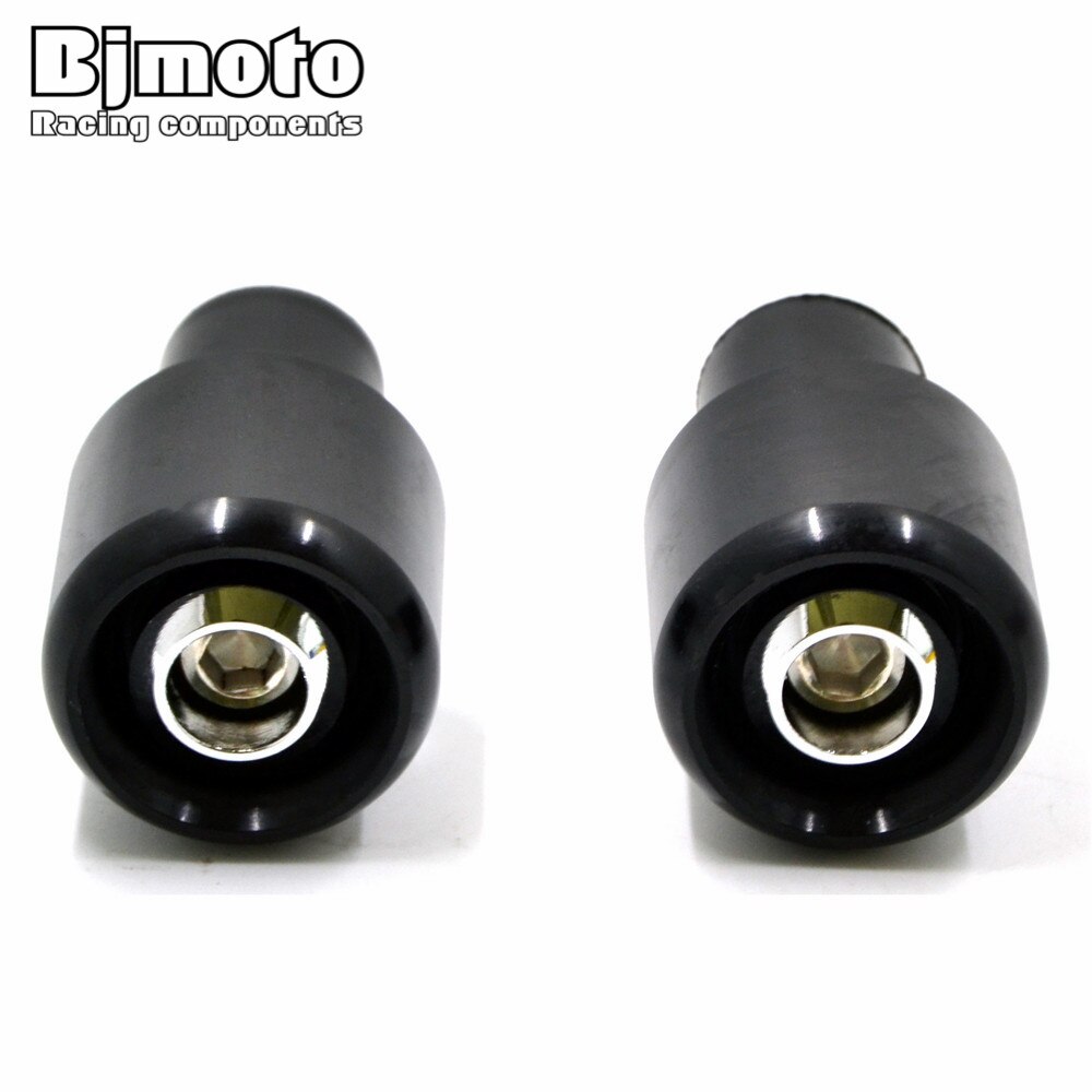 Bjmoto motorcykel anti vibrationsbalans handtag ändplugg greppändar lock för 22mm styr med 18mm inre hål