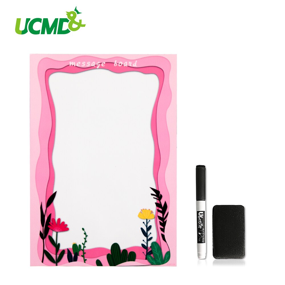 Magnetic Whiteboard Sticker Fridge Magnets Office Dry Wipe White Board Marker Writing Message Board Remind Memo Pad Home Decor