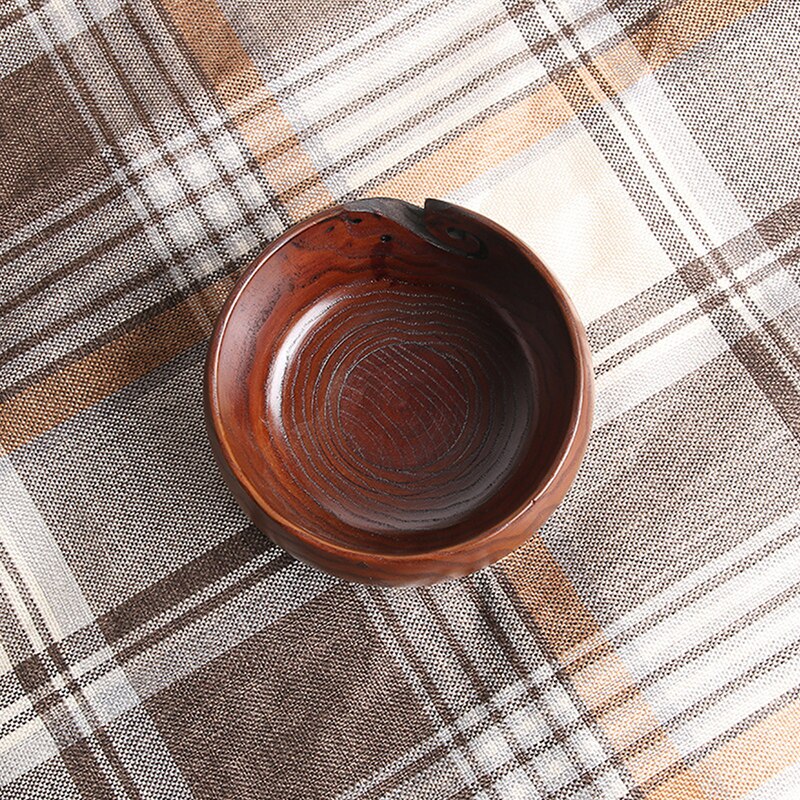1 Piece Wooden Yarn Bowl Wooden Yarn Bowl Storage Textile Wooden Bowl Wool Storage Bowl Handmade Sewing Supplies: 16cm