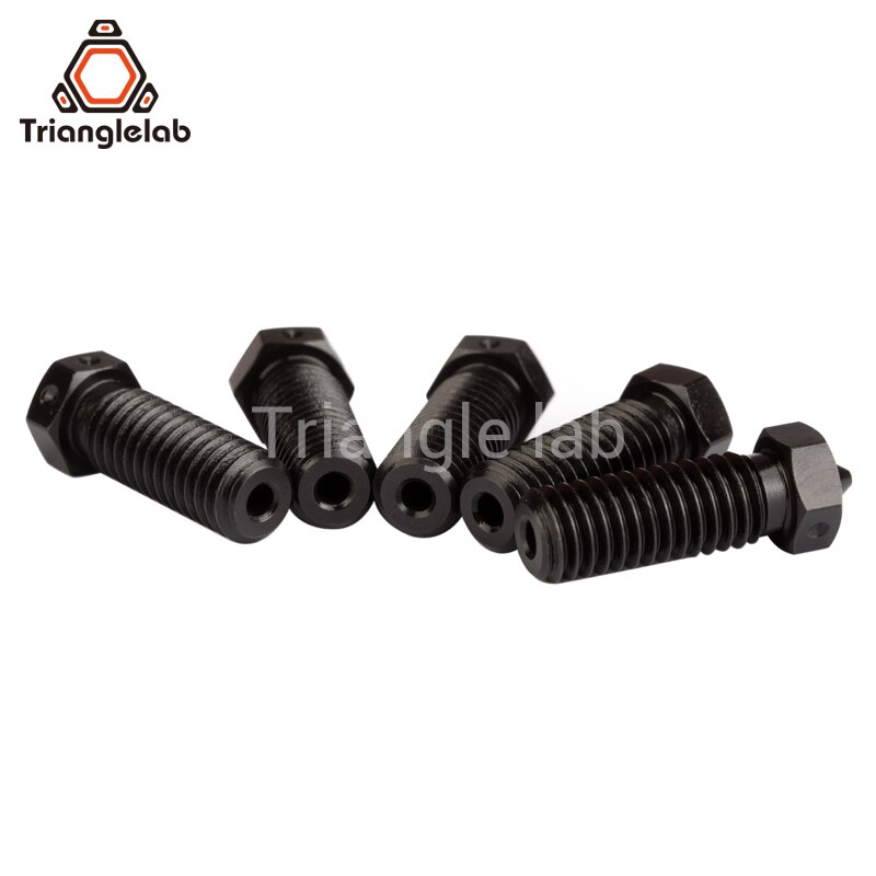 1PCS Hardened Steel Volcano Nozzles For High Temperature 3D Printing PEI PEEK OR Carbon Fiber Filament For E3D Volcano Hotend