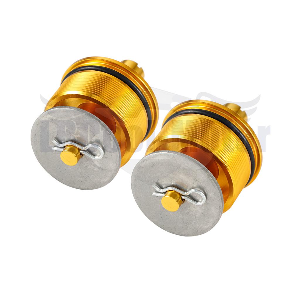 Vorspannung Gabel Kappe Für Honda NT650 Bros 650 XL700V Transalp 700 41mm Hexagon Einstellen Gabel Bolzen: Gold
