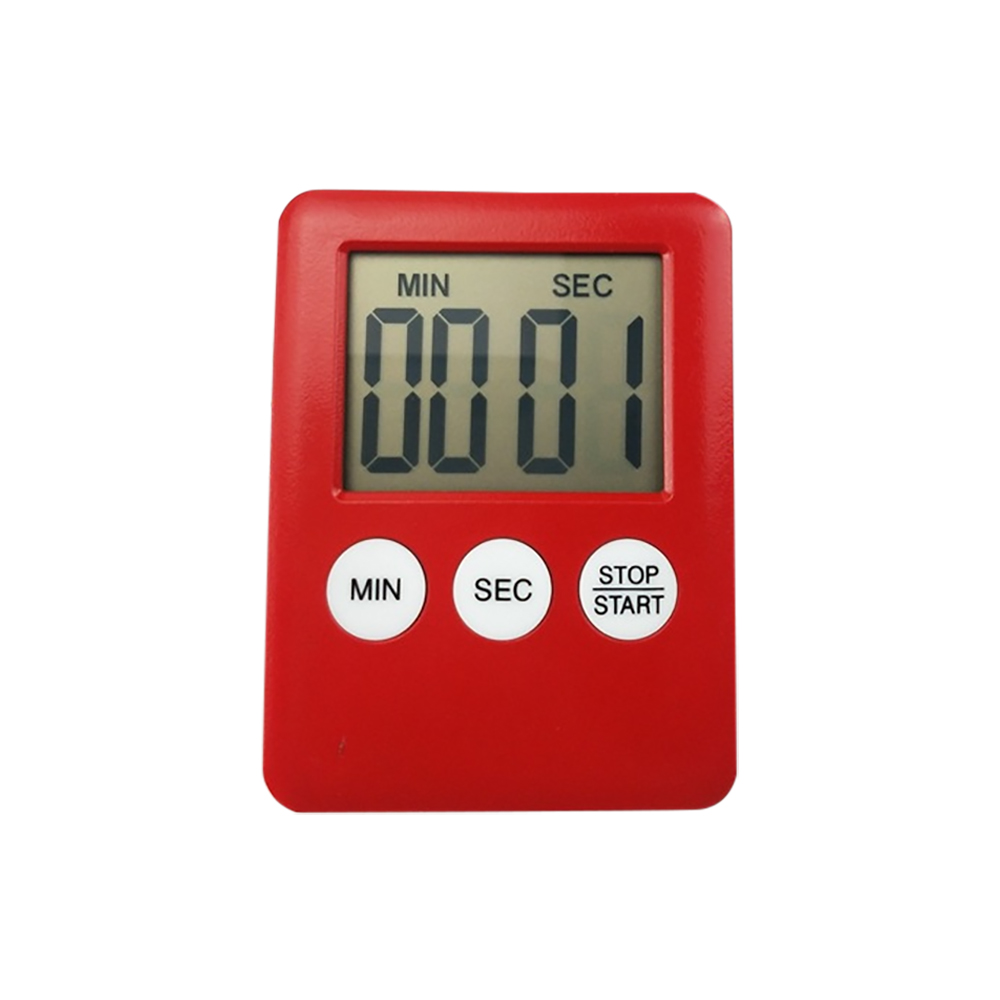 Minuterie magnétique chronomètre de sommeil cuisine cuisson affichage LED numérique Minute deuxième compte à rebours compte à rebours oeufs bouillants minuterie: WHITE