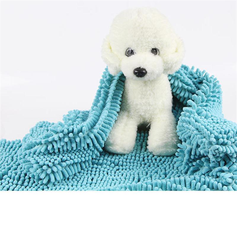 Pet Towel Fiber Pet Absorbent Towel Soft Warm Dog Cat Super Absorbent Drying Pet Bath Towel Grooming Pet Product