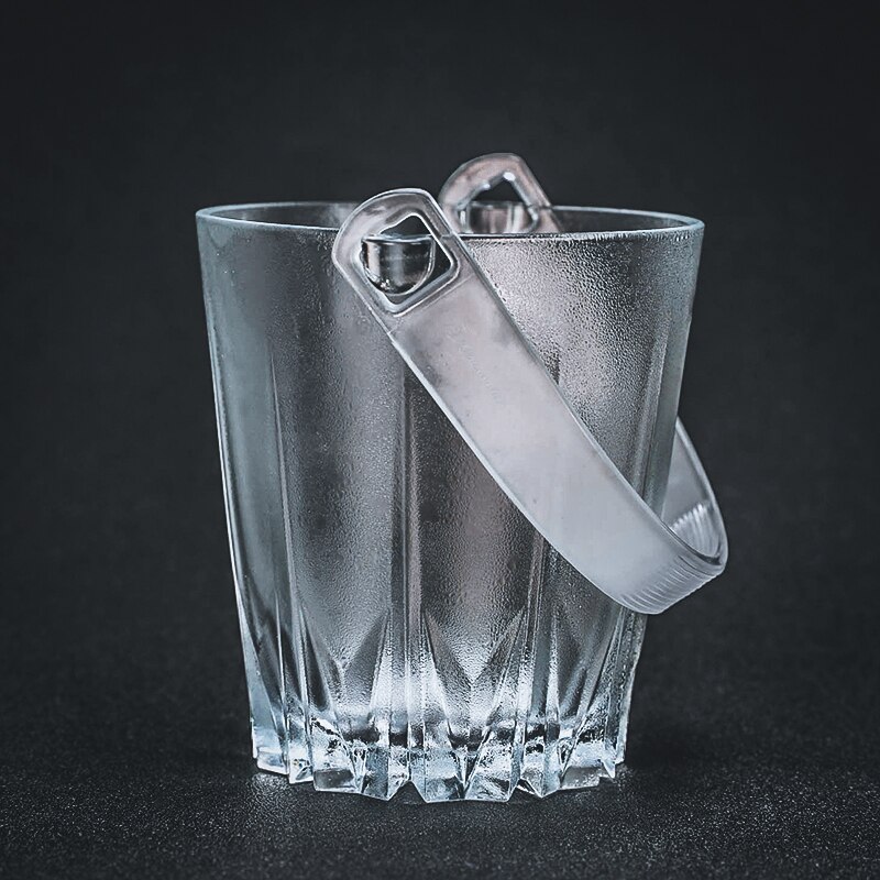 Glas is hink vin kylare, champagne vin hink, isolering is hink is tång kristall dryck badkar för fester bar