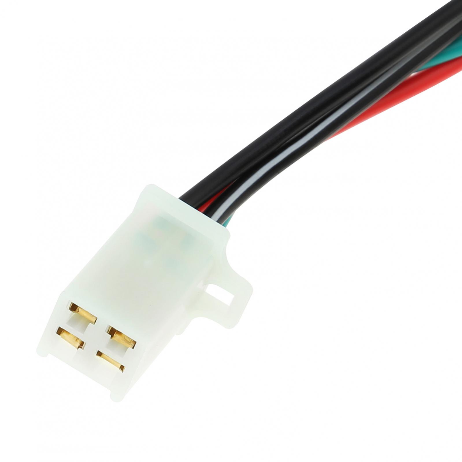 4 cables universales 2 llaves de encendido interruptor de arranque llave de cerradura de puerta accesorios de motocicleta para ATV Go Kart Scrambling motocicleta