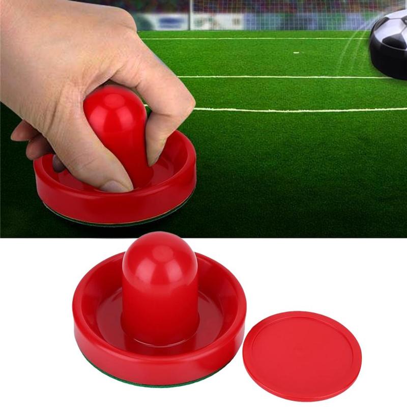 Air hockey tilbehør 76mm batter bord ishockey air table puttere underholdende tilbehør sæt pucke voksen bordspil h  z0 b 6