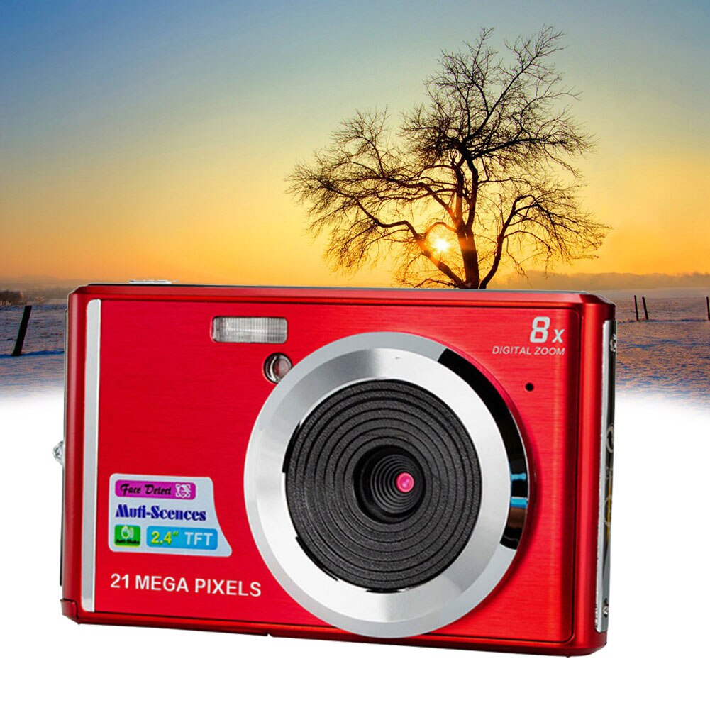 C4 Ultra Thin Face Detection Birthday Digital Camera COMS Sensor Clear LCD Display Portable HD Zoom Mini Anti Shake Travel
