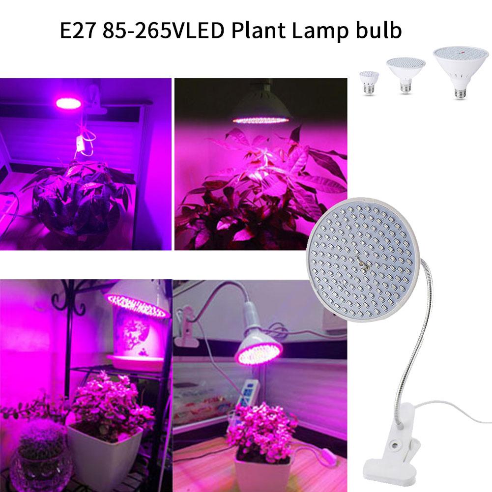 E27 85-265 vled plantelampe plantevækst lampe 126 stamme /120 si ledet fyld lys til vækst