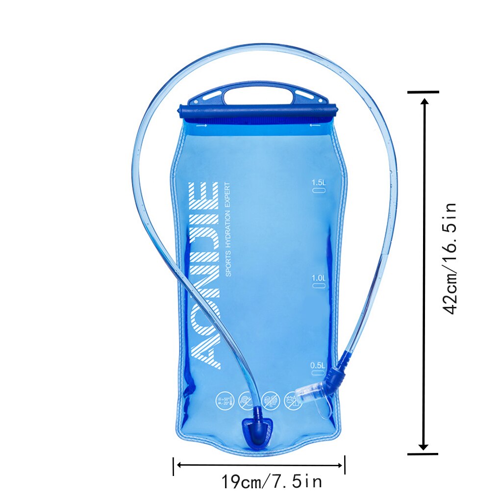 Drinking Water Bag Outdoor Cycling PEVA Water Jug Hydration Bladder for Running Climbing 1L 1.5L 2L 3L Water Reservoir Bag