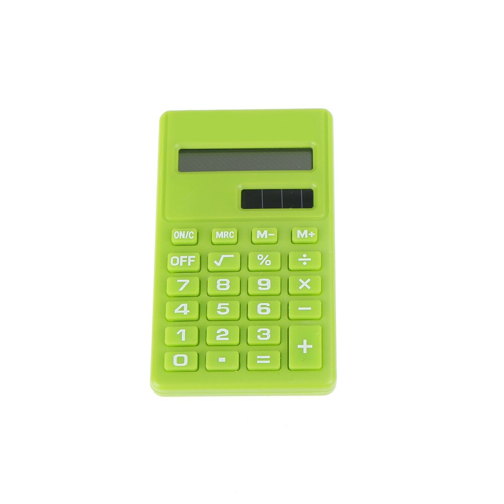 Mini Calculadora, pantalla de 8 dígitos, suministro de Doble potencia, dibujo de caramelo, Calculadora Solar, cálculo Solar, arroz Solaire: GN