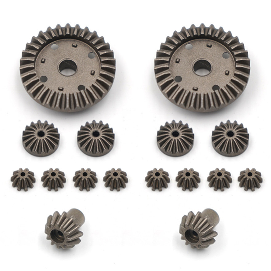 Pour Wltoys 12427 12429 12428 12423 Feiyue 1/12 RC voiture différentiel avant mise à niveau pièces métalliques pour boîtier d'engrenage différentiel puis