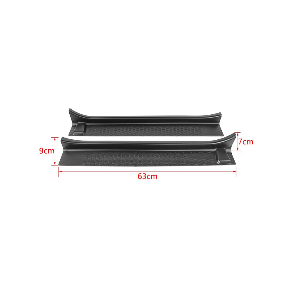 Car Accessories for Jeep Wrangler JL JT 2022 Welcome Pedal Cover Door Enter Guard Sill Scuff Plate Black: 2 door