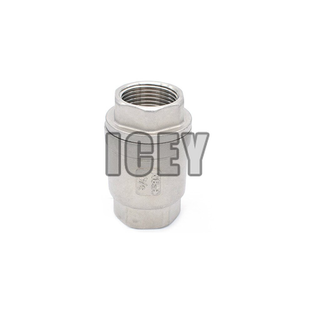 check valve non-return valve 304 stainless steel 1/8" 1/4" 3/8" 1/2" 3/4" 1" female thread wire mouth vertical check valve