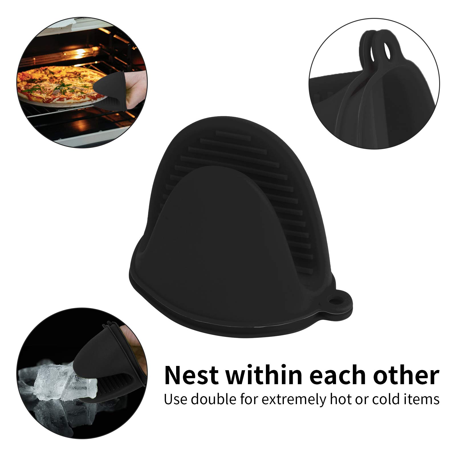 2 stücke Ofen Handschuhe Silikon Hitzebeständige Preis Handschuhe Anti Verbrühungen Nicht Unterhose Handschuhe Clips Topf Halfter Kochen Backen Ofen handschuhe
