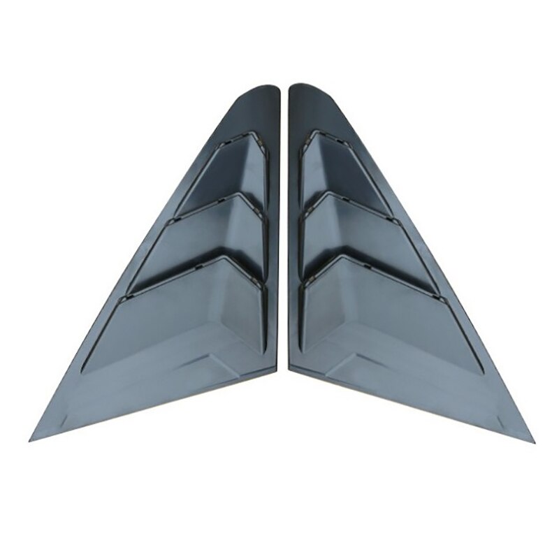 Rear Side Window Louvers, Scoop Louvers Cover Blinds for MG 5 MG5 Car Exterior Accessories: matte black