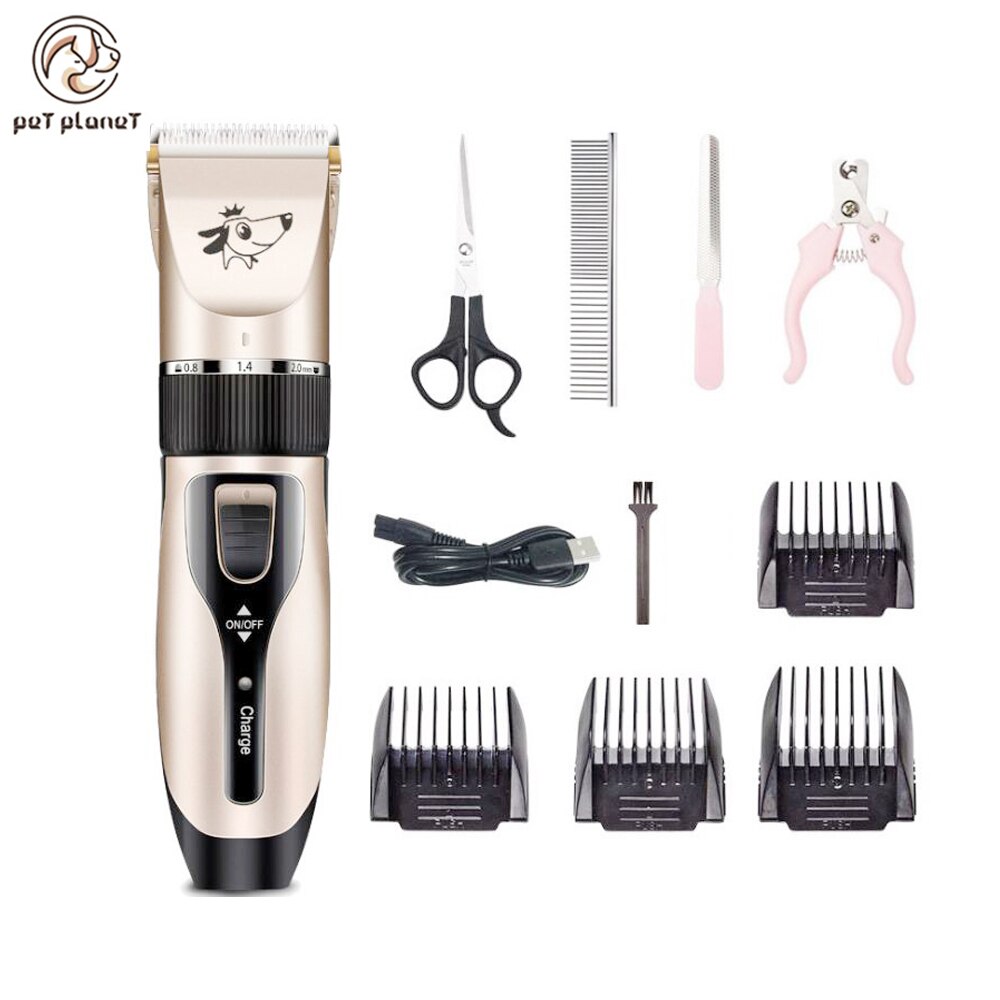 Dog Hair Trimmer Electrical Pet Grooming Machine Tool usb Rechargeable Shavers Hair Cutter Cat Dog Haircut clipper
