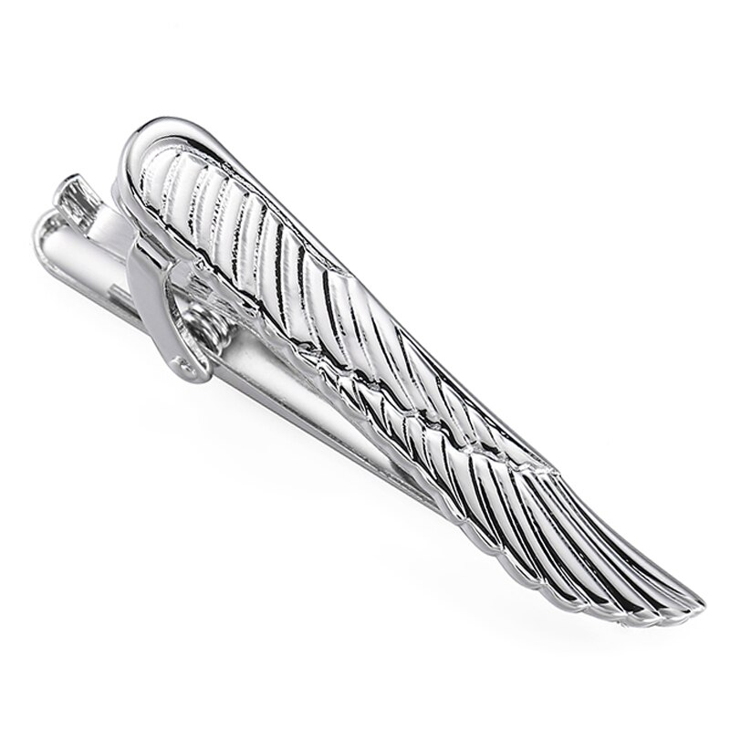 brass style airplane boat gold silvery tie clip men's business wedding tie clip