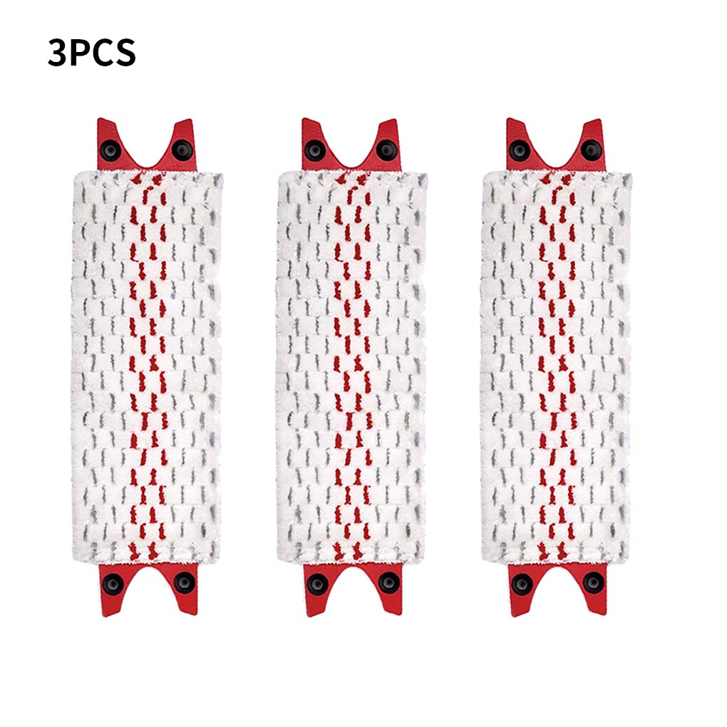 Mikrofaser Boden Mop Pads Ersatz für Flache Mopp Tuch Schnell Trocknend Maschine Waschbar Einfach zu Ersetzen: 3PCS