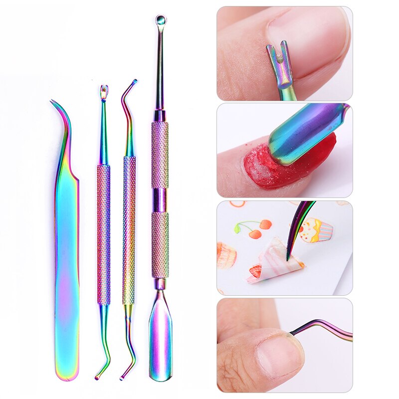 BORN PRETTY Nail Cuticle Clipper Stainless Steel Dead Skin Remover Tweezer Trimmer Plier Edge Cutter Nail Art Tools